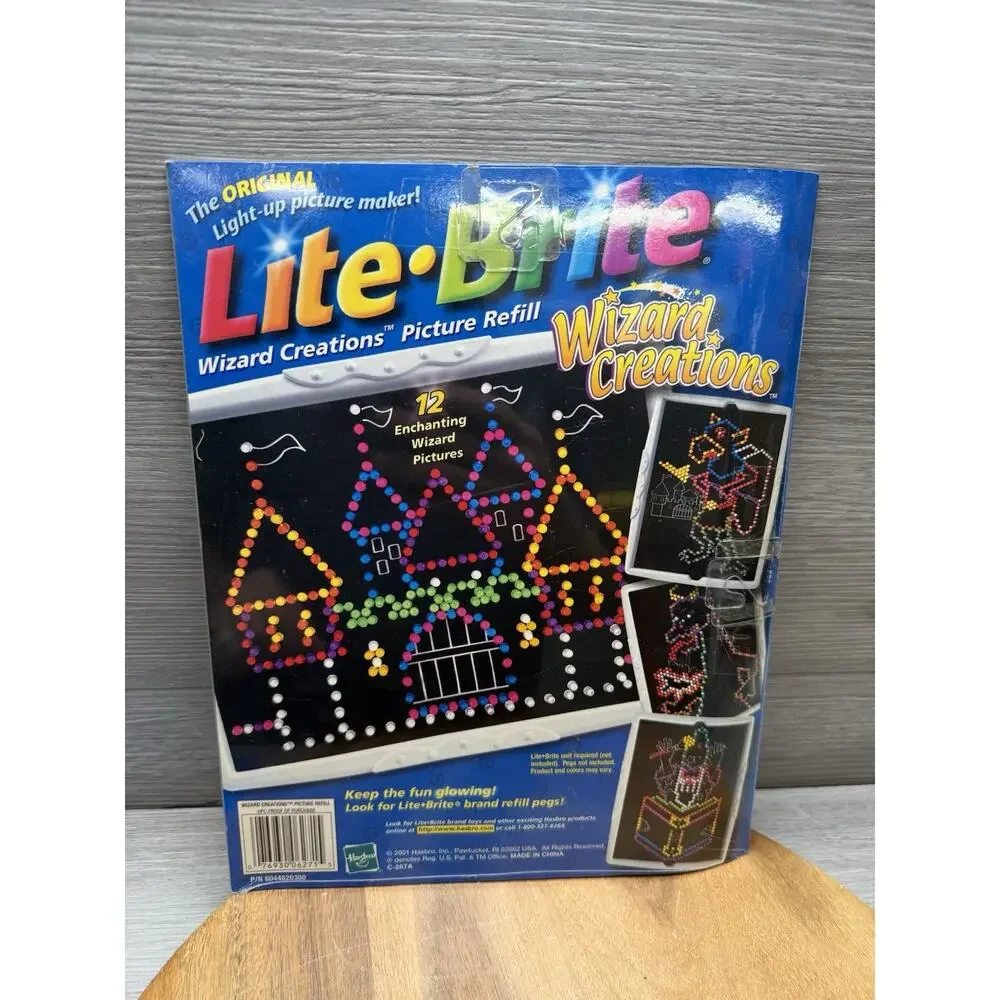 Lite Brite Lot Of 3. Powder Puff Girls. Jurassic Park. Wizard Creations. Refills
